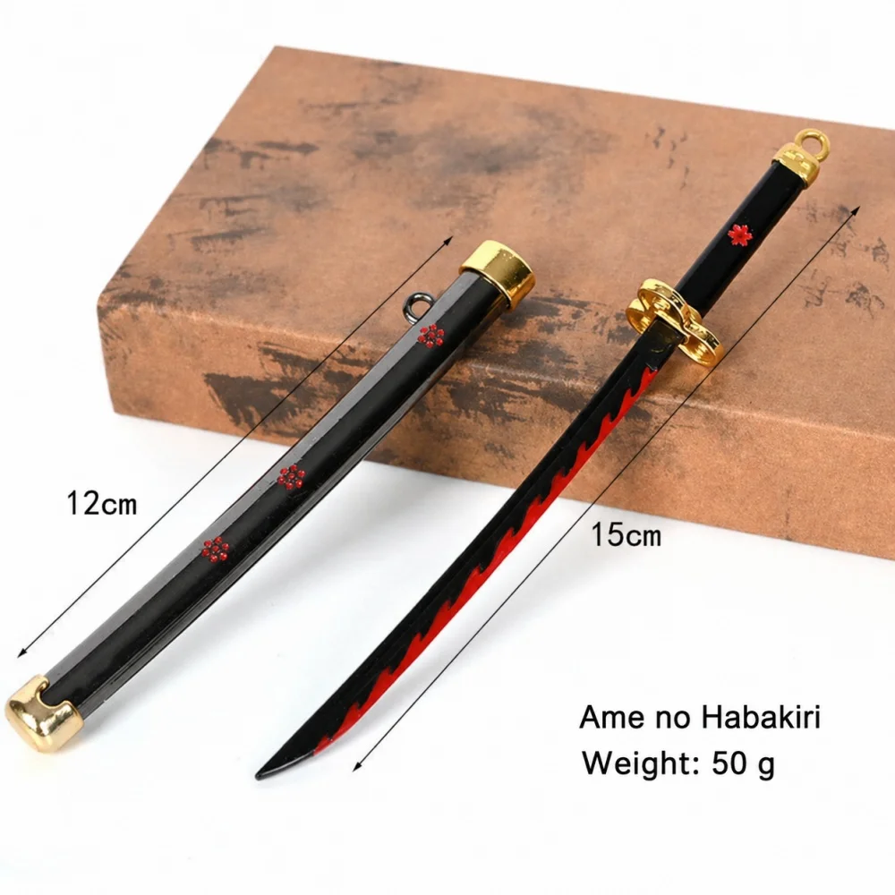 Anime One Piece Zoro Sword Keychain Box Set Toys Katana Pendant for Cosplay Party Favor Bag Decor Collection Birthday Gifts view 6