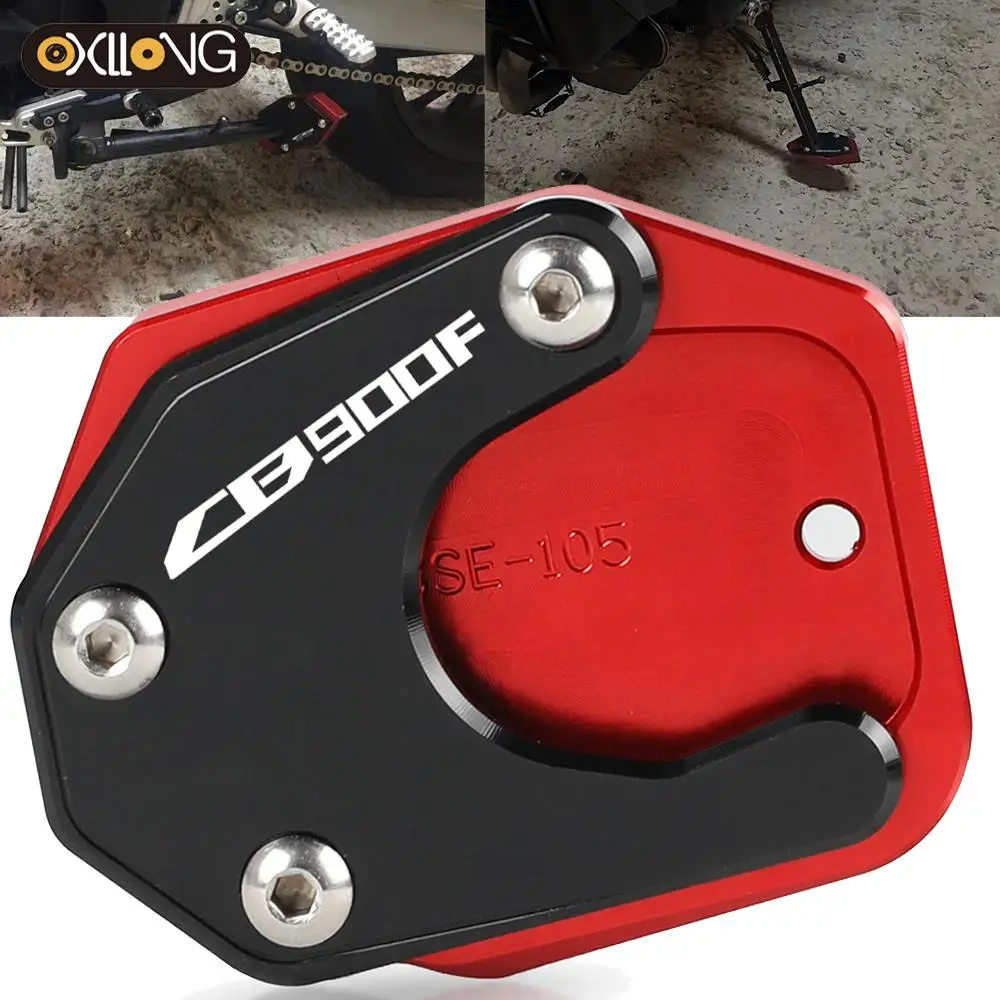 For HONDA CB900F HORNET 2002 2003 2004 2005 2006 2007 Motorcycle Side Stand Enlarger Plate Kickstand Enlarge Foot shelf CB900F