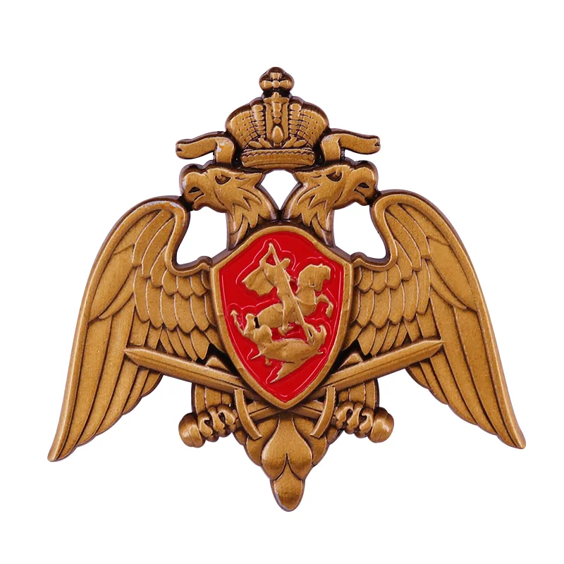 Soviet Series Pins Double Head Eagle Emblem Red Star Sickle Hammer CCCP Butterfly Buckle Badge Crafts Decoration Gifts