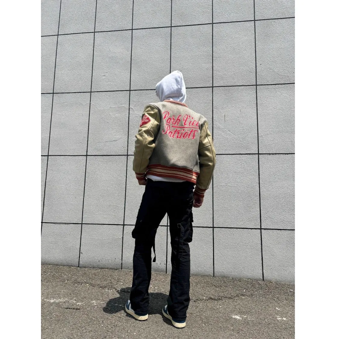 

American Street Sle ort Baseball Jaet ex High Street Clean Fit Vintage Coat Youthful ular Polyester Fiber Summer...