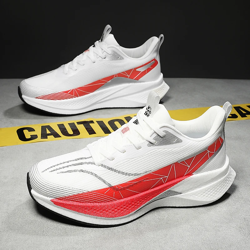 Men Casual Sport Shoes Breathable Lightweight Sneakers Outdoor Mesh White Running Shoes Athletic Jogging Tenis Walking Shoes