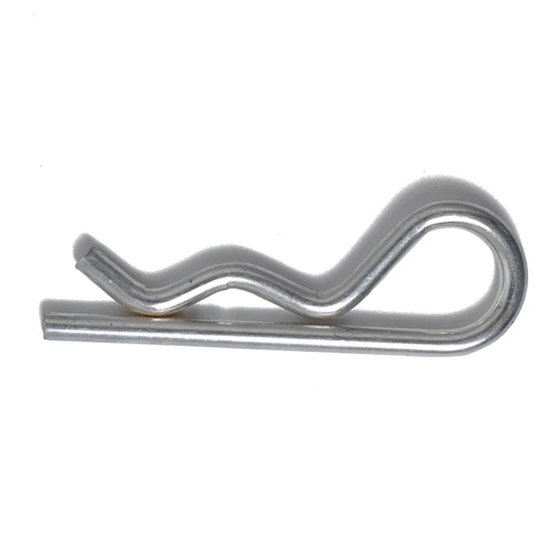 100PCS M1 M1.2 M1.5 M1.8 M2 M2.5 Steel R Type Spring Cotter Pin Wave Shape Split Clip Clamp Hair Tractor Pin for