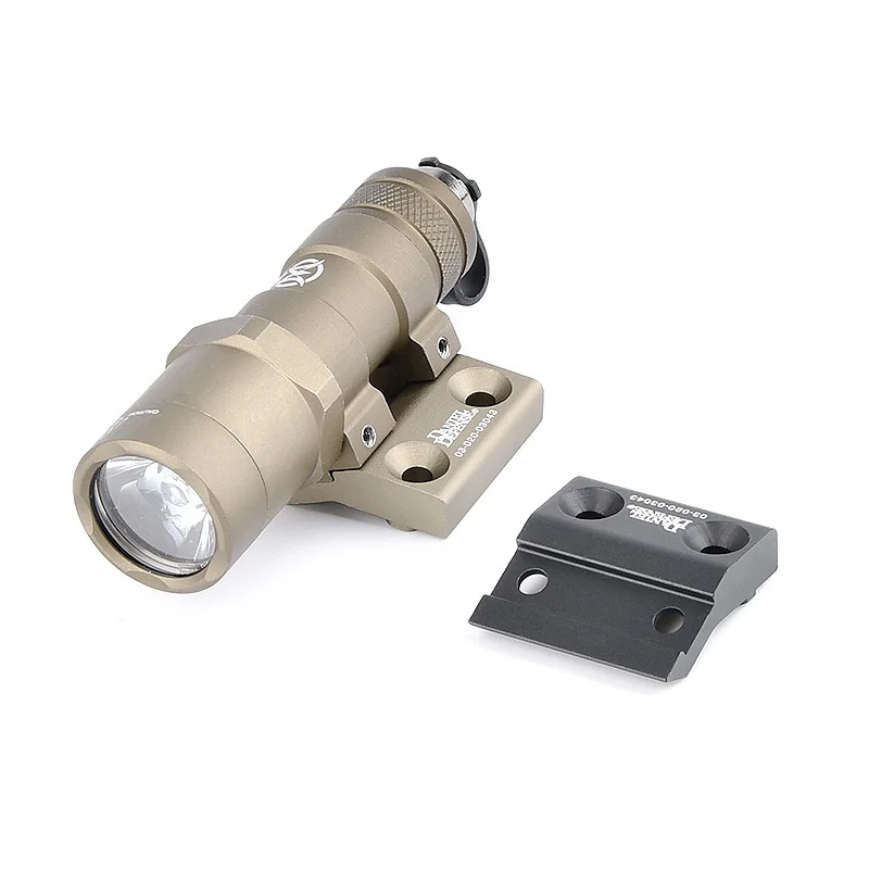 

Scout Light Side Mount DD CNC Keymod M-LOK Rail for SF M300 M600 Tactical Flashlight Base Mounts Hunting Accessories