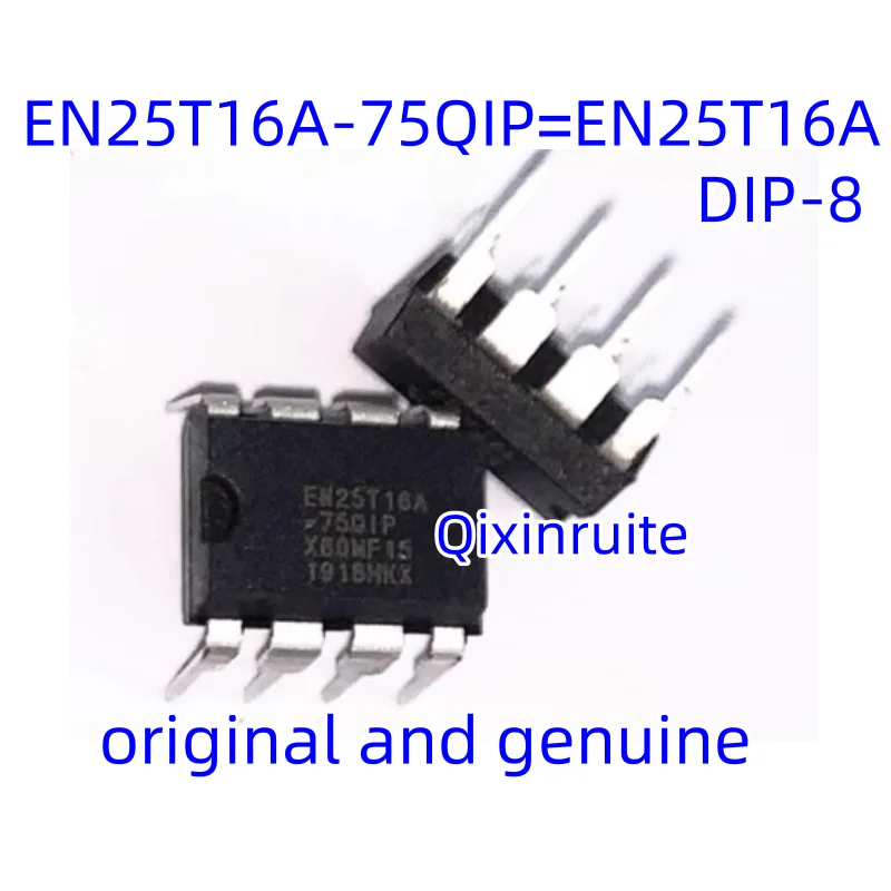 Qixinruite  Brand new original EN25T16A-75QIP=EN25T16A direct plug DIP-8 16 megabit unified sector serial flash memory chip IC