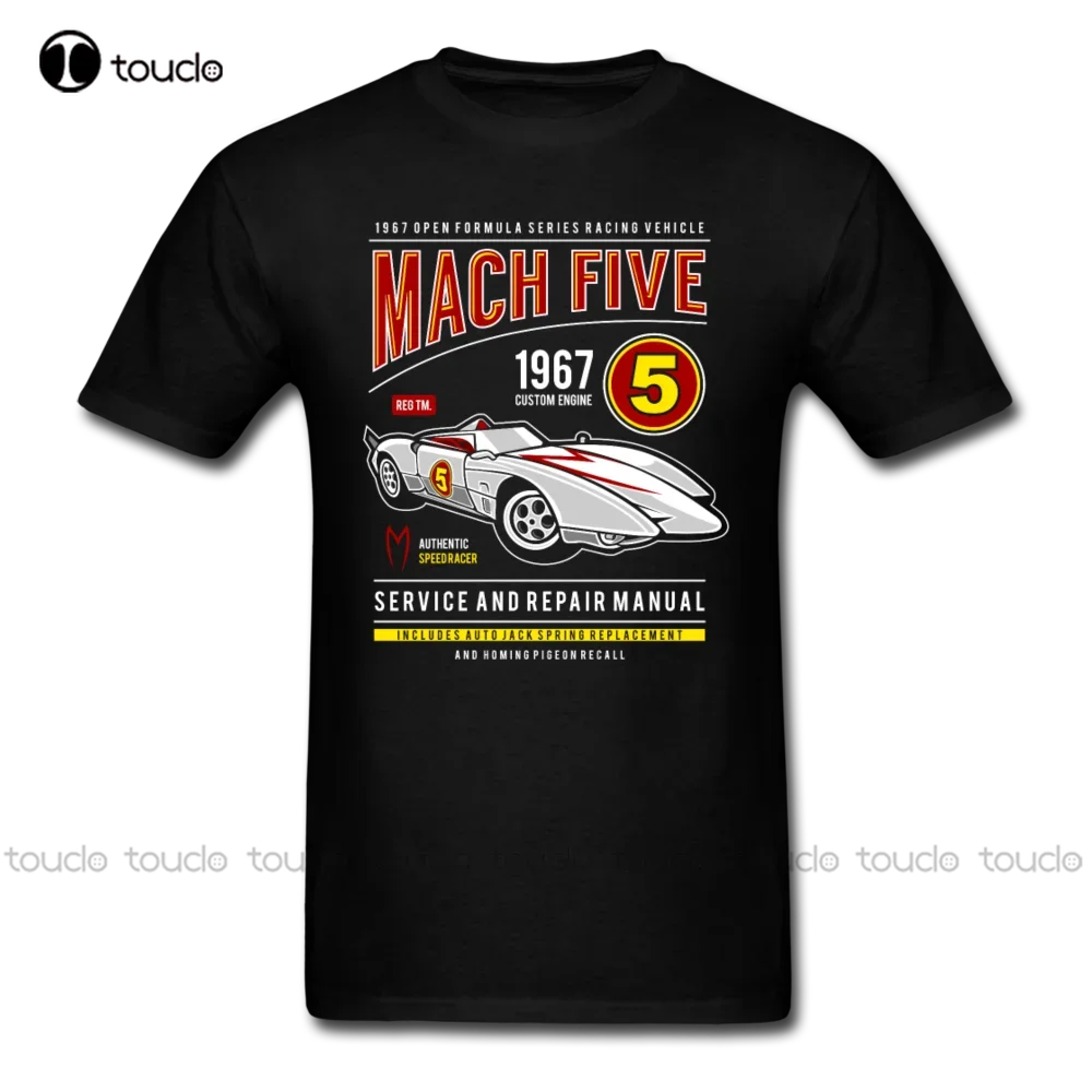 Speed Racer 1967 Mach Five - 60'S Retro Tv | Men'S T-Shirt Men'S T-Shirts Custom Aldult Teen Unisex Digital Printing Tee Shirts