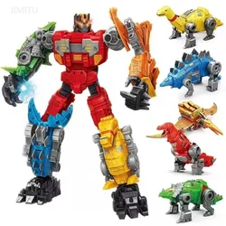 Creative Transformation Robot Mecha Dinosaur Tyrannosaurus Rex Changeable Action Figure Children's Toys