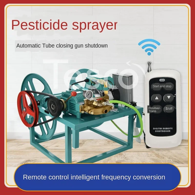 Agricultural tricycle pesticide machine agricultural automatic winding tube 48v60v high pressure new type sprayer