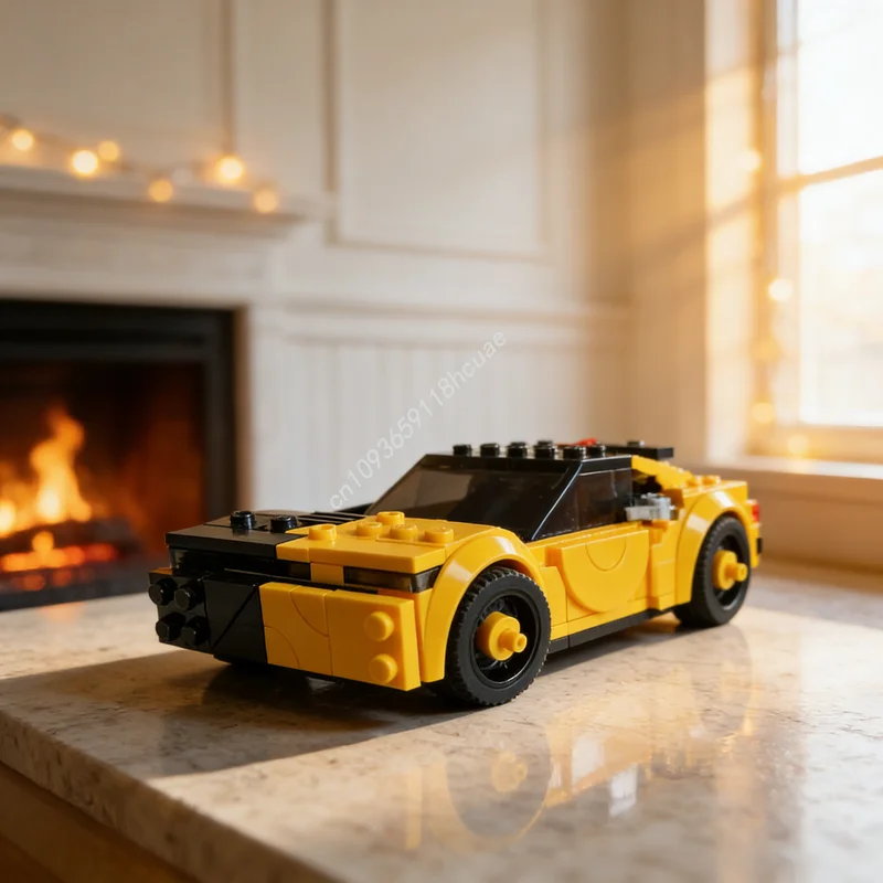 172pcs MOC The Bumble Bee City Champions Model Building Blocks Construction Assemble DIY Toys Christmas Gifts Creative Idea