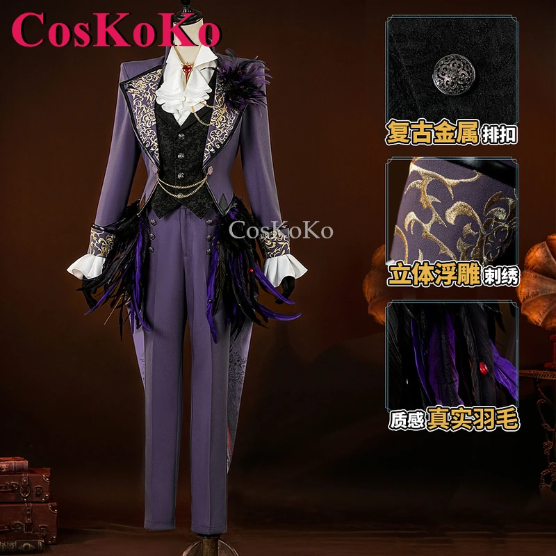

CosKoKo Composer/Frederick Kreiburg Cosplay Identity V Costume The Official Halloween Concert Daily Outfit Role Play Clothing