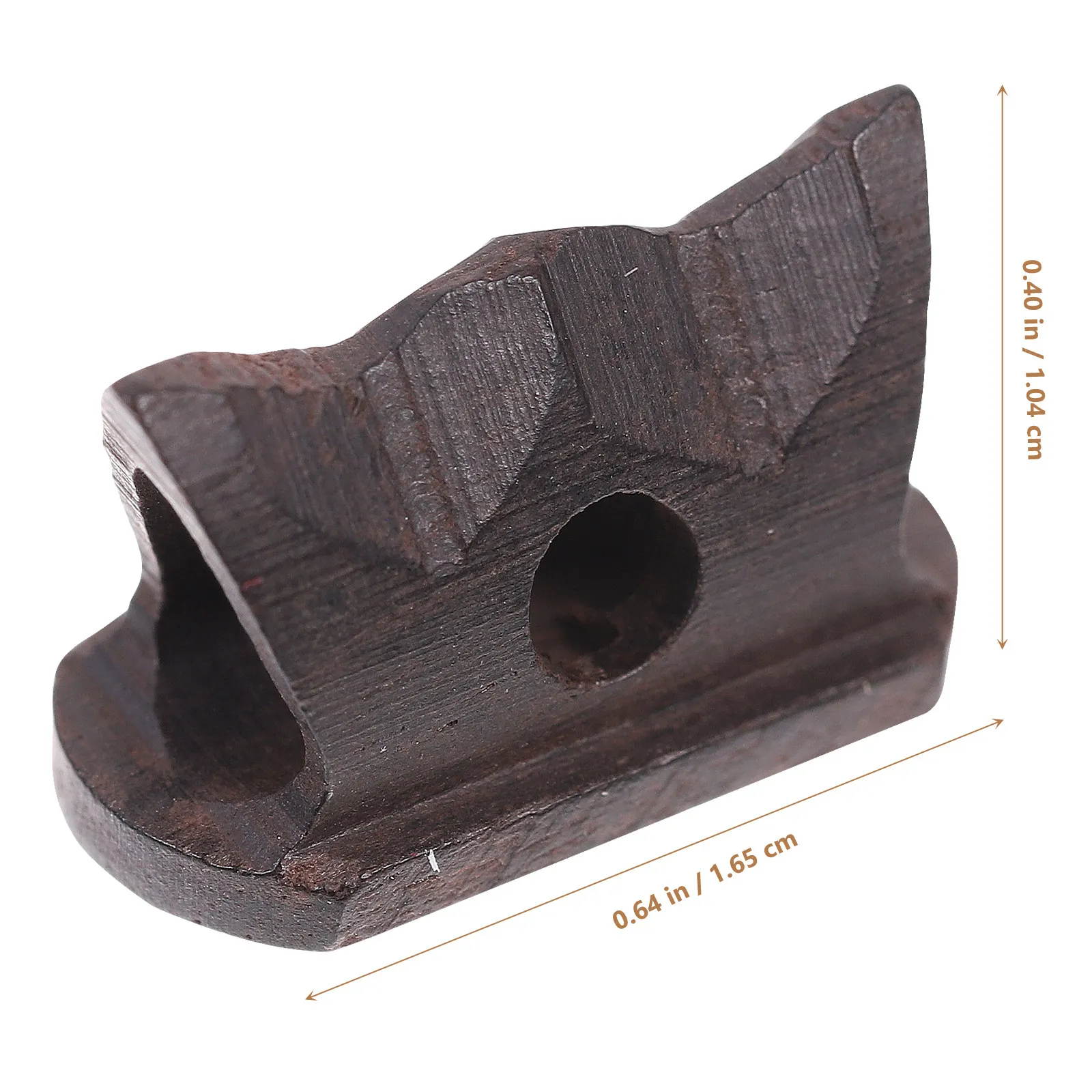 Natural Rosewood Erhu Bridge for Traditional Chinese Erhu DIY Replacement Kit Includes Saddle Nut Excellent Craftsmanship Sound