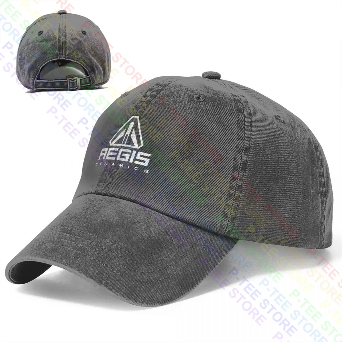 Star Citizen Aegis Dynamics Star Citizen Washed Denim Baseball Cap Trucker Hats Fashion Best Quality