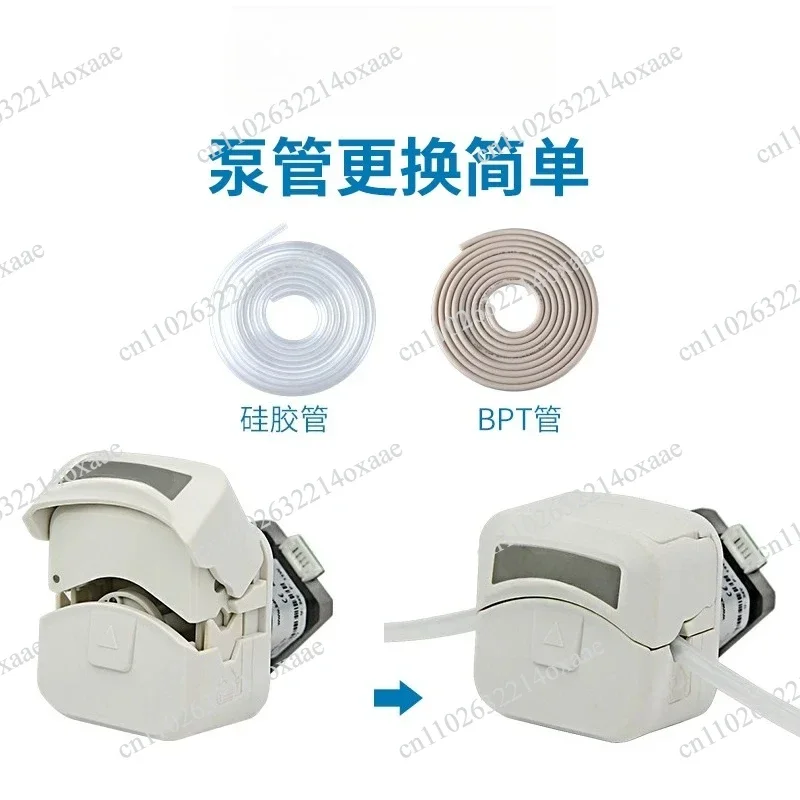 

For KK300-ST 300ml flow rate 12v 24v fast tubing change long life stepper motor medical peristaltic pump