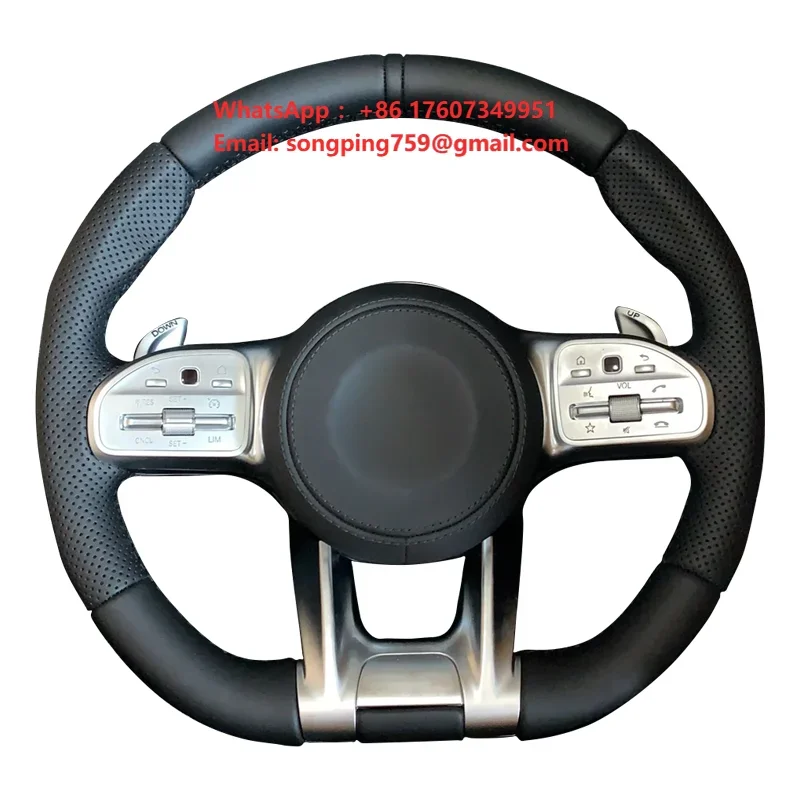 For Customized Carbon Fiber Steering Wheel for Mercedes Benz AMG C E S G-Class W204 W205 W222 Including Models G500 G55 G63 S500