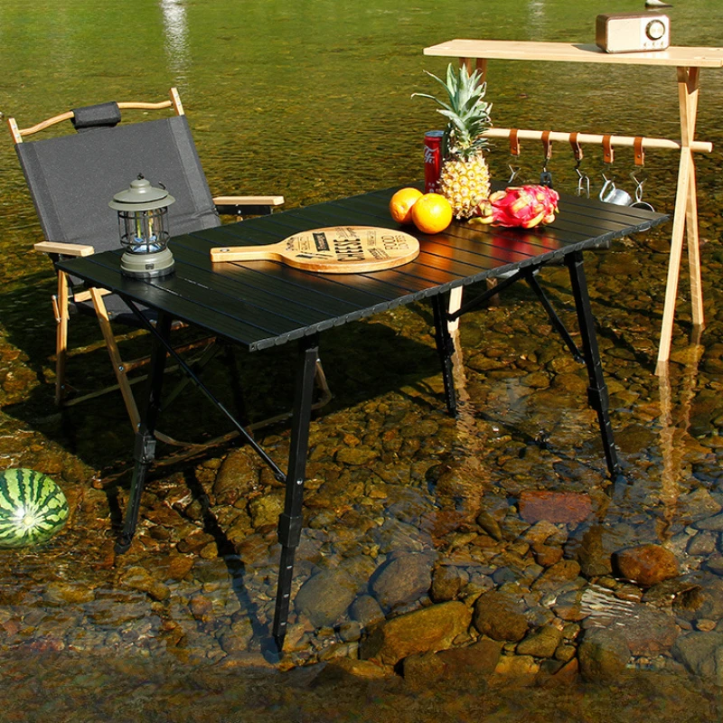 

Versatile and Lightweight Camping Table, Extendable and Tactical, Ideal for Camping, BBQ, Outdoor Adventures, Choice of Campers'