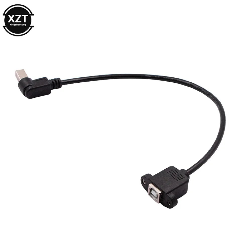 Hot Selling 1 Stks Usb Type B Mannelijk Naar Usb B Female Printer Panel Mount Extension Sync Kabel 30Cm 50Cm Printer Verlengkabel