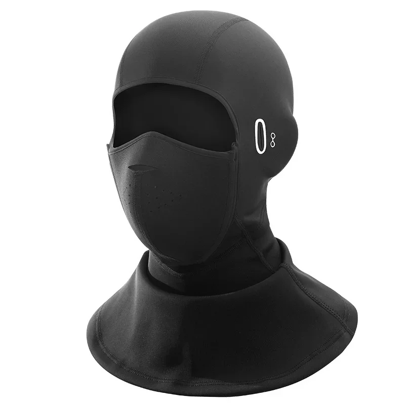 Autumn and Winter Warm Ski Masks Men's Women's Outdoor Riding Headgear Piled Thickened Windproof and Cold-proof Face Protection