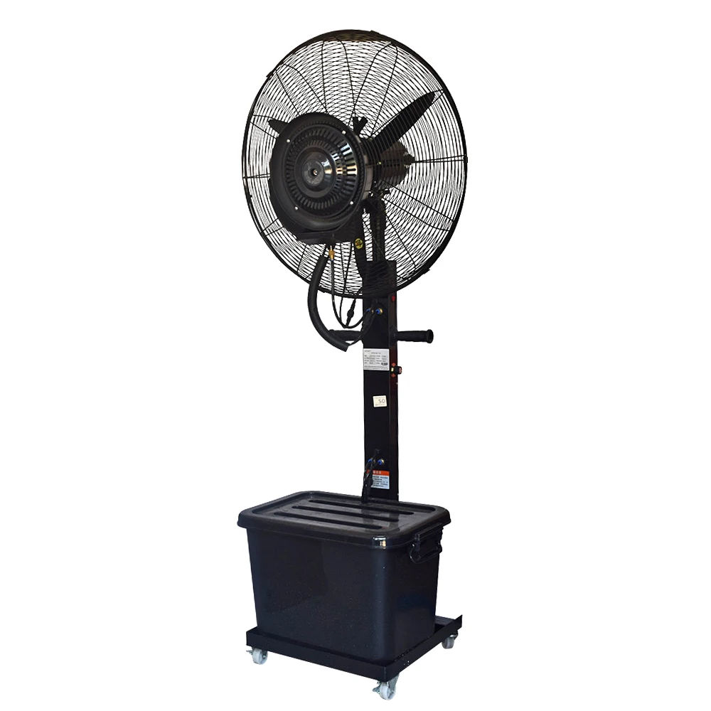 26-Inch Portable Centrifugal preferential price Outdoor Humidifier Industrial Stand Floor Water Mist Fan