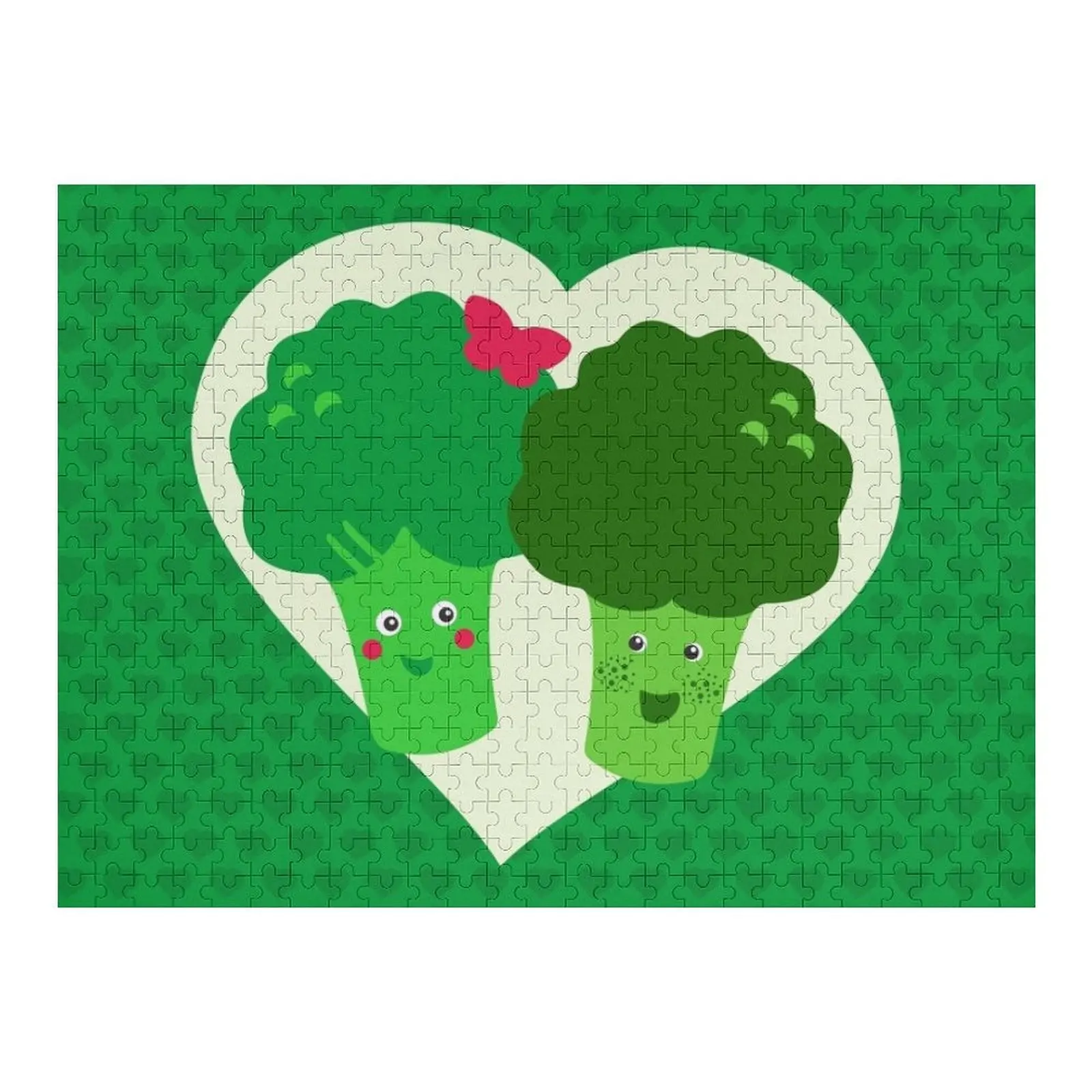 

Пазл Broccoli in Love, деревянный пазл с именем, персонализированные подарки на заказ, деревянный пазл с именем на заказ