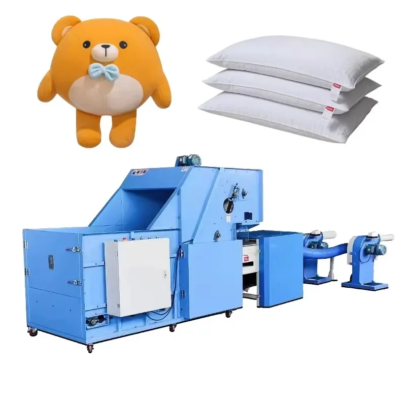 【2026】Fiber Open and Pillow Stuffing Fill Small Cotton Blowing Filler Production Lines Machine for Textile