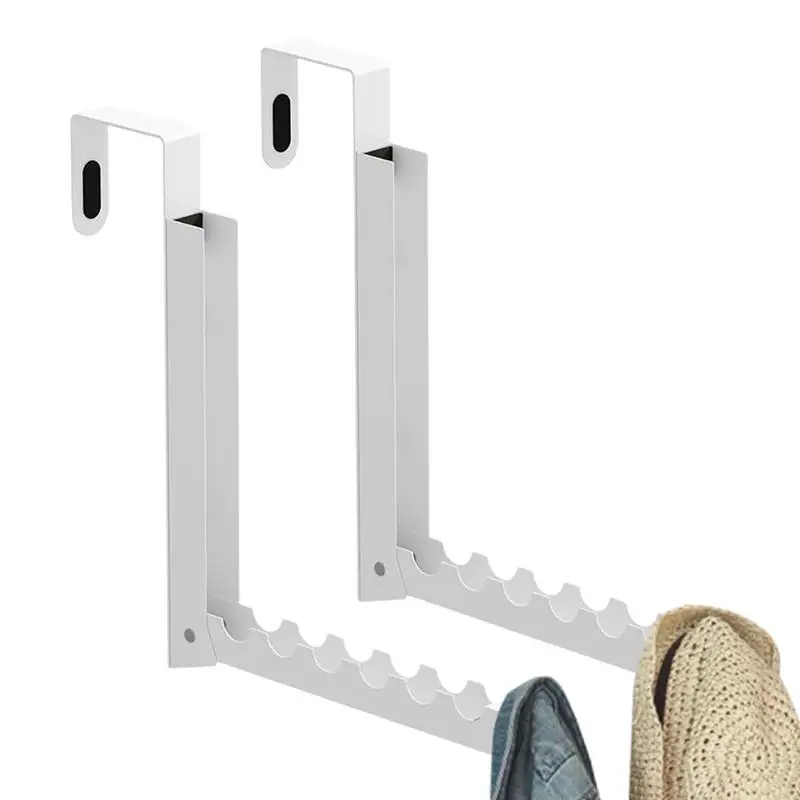 

Over The Door Drying Rack 2 Pcs Bathroom Towel Rack Over Door Portable Storage Hooks Clothes Rack For Laundry Heavy Duty