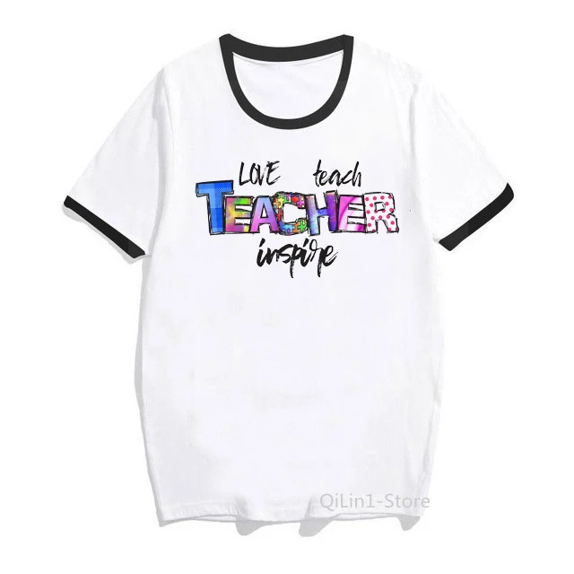 

Proud Teacher Letter Print T-Shirt Women'S Clothing Nurse Certified Hero Tshirt Femme Harajuku Shirt Kawaii Clothes Tops