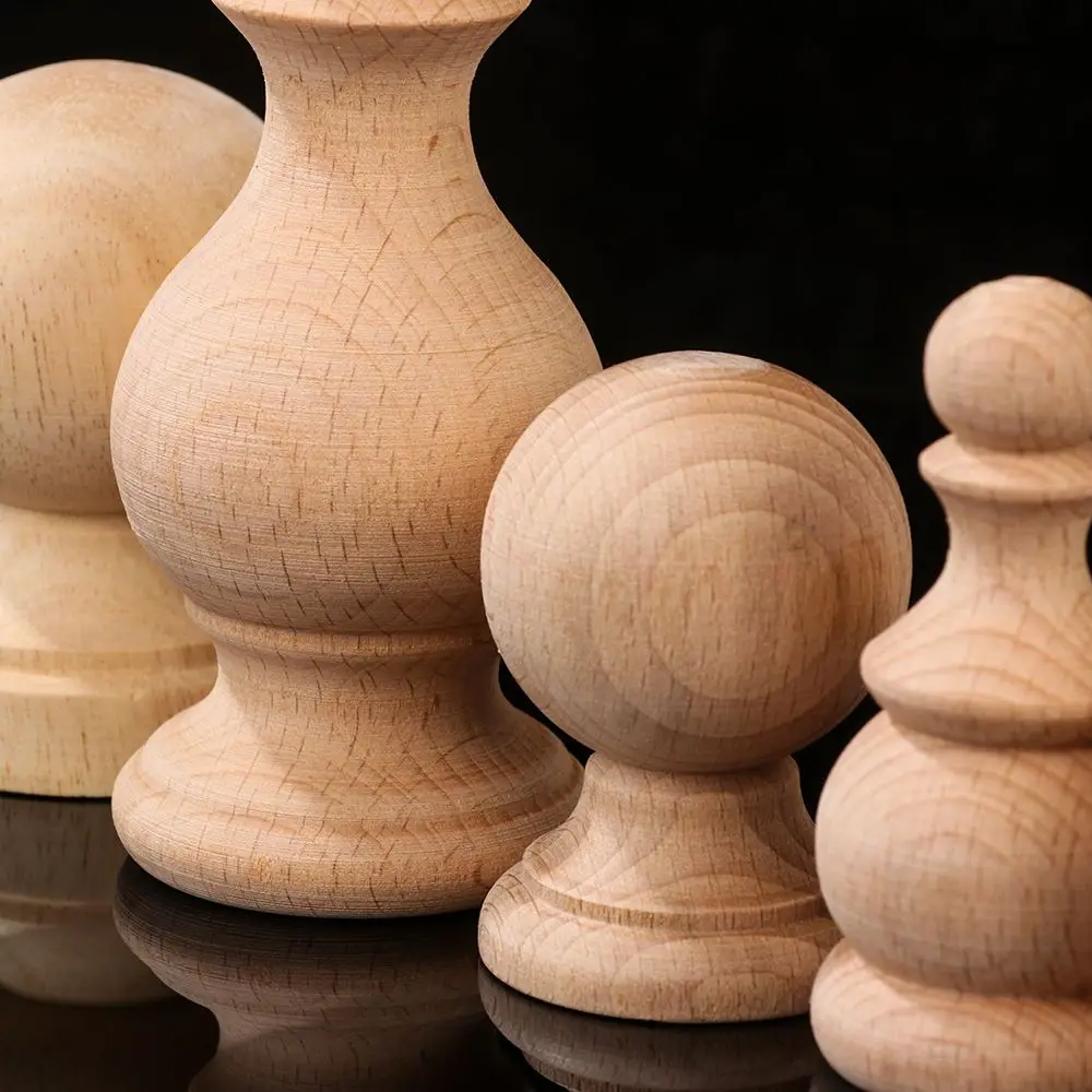 European Style Solid Wood Carved Furniture Foot Legs Cabinet Seat Feets Vintage Home Decor Decoration Accessories