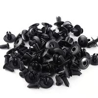 50/100pcs Plastic Car Accessories 8mm Hole Car Card Buckle Rivets Fastener Screw Car Fastener Clips Expansion Ccrew