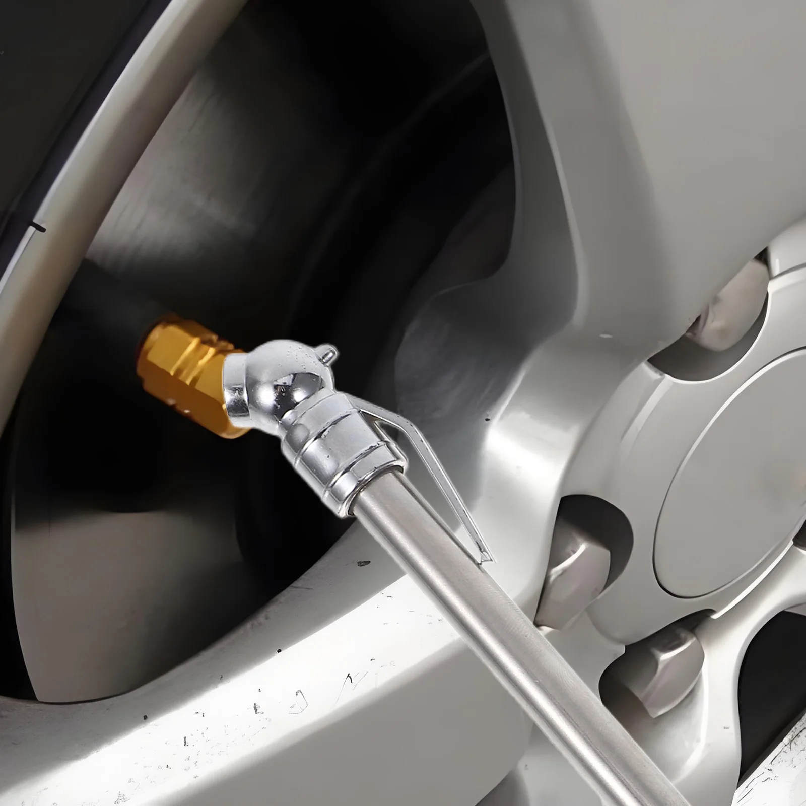

Tire Pressure Pencil Alloy Connection Mouth Precise Car Vehicle Tire Pressure Gauge Pen Safe Driving