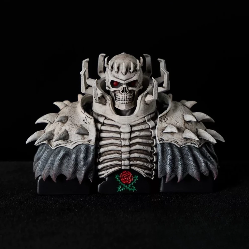 Berserk Skull Knight Artisan Keycap for Cherry MX Mechanical Keyboard