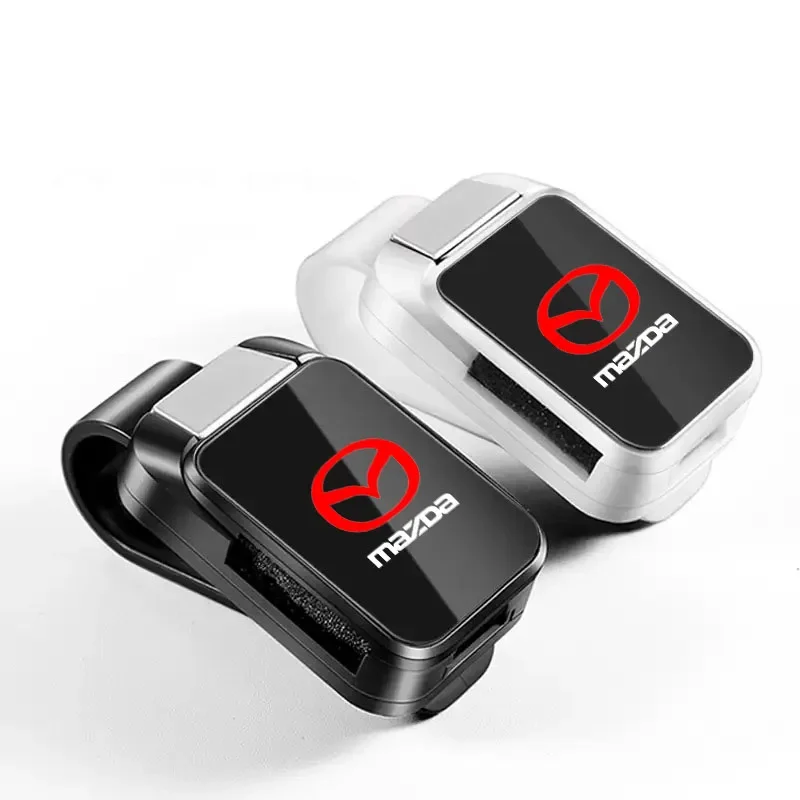 

Car Sun Visor Glasses Holder For Mazda CX-4 CX-5 Mazda 6 Sunglasses Clip Card Holder Interior Accessories