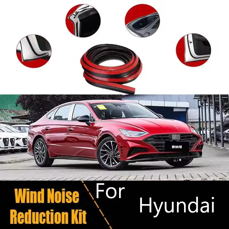 

Для Hyundai Verna Mistra IX35 IX25 SantaFe Tucson Sonata Elantra Azera LaFesta уплотнительные ленты для автомобиля звукоизоляционные ленты для дверей