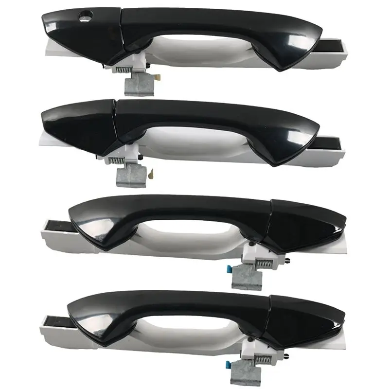 

4 шт./компл. внешних дверных ручек для Honda Accord 2008-2013, номера деталей 72181-T5A-A01, 72681-T5A-A01, 72141-T5A-A01