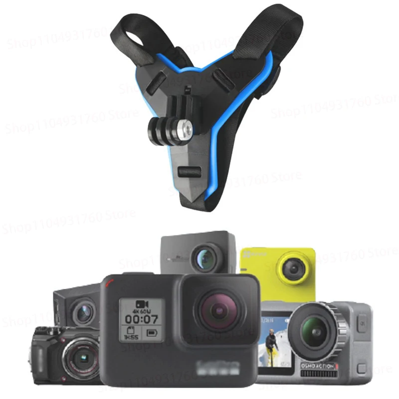Подставка для подбородка Gopro, ремень для мотоциклетного шлема
