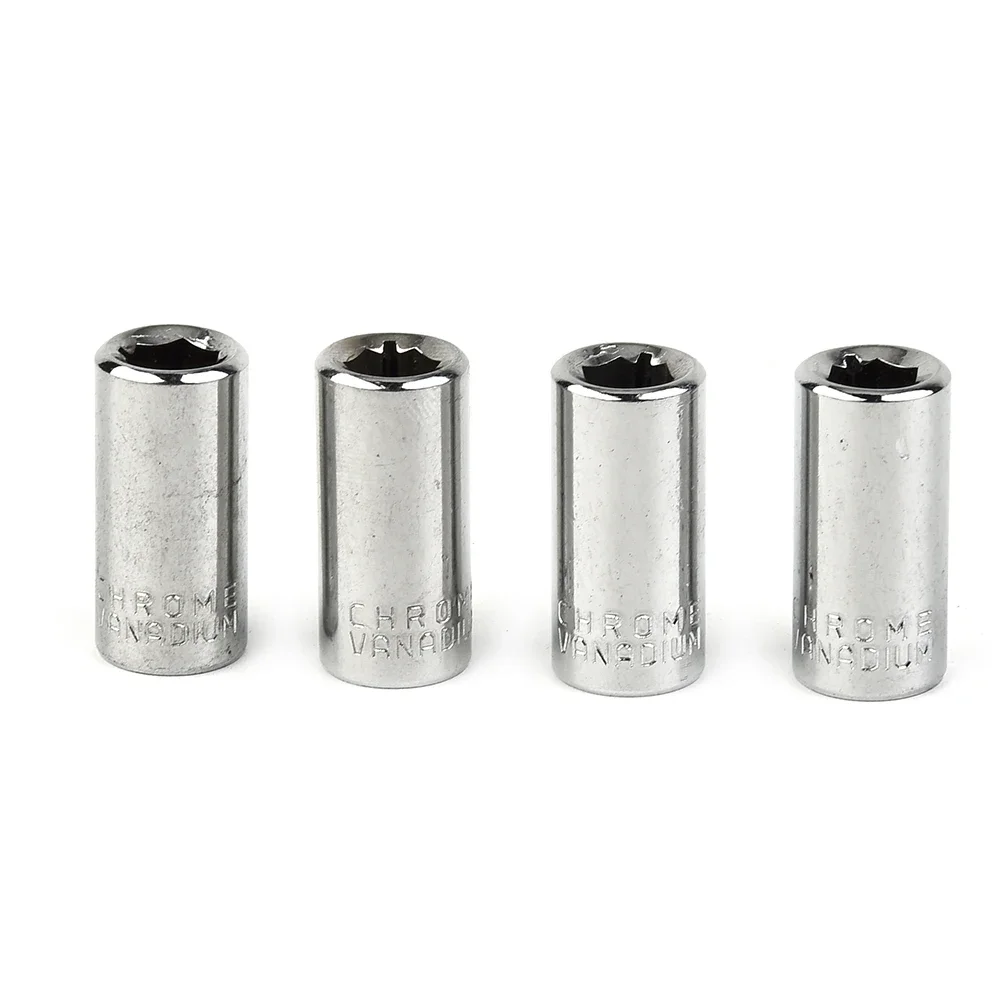 Adaptateur convertisseur pour tournevis, embouts à douille hexagonale, perceuse étagée, trou carré 1/4 "à 1/4", 6.3mm, 50BV30, 1/4 pièces