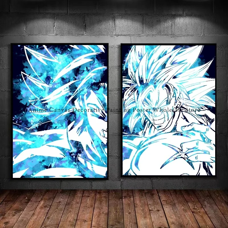 

Classic Anime HD Canvas Prints Poster Dragon Ball Z Figures Majin Buu Beerus Home Room Bar Living Room Pictures Decor Painting