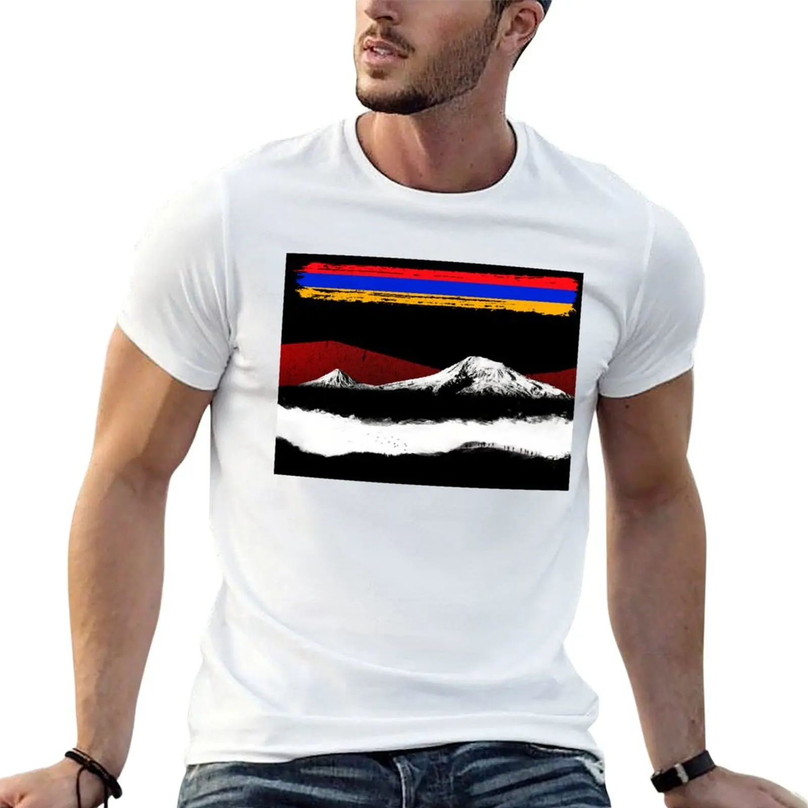 

Mount Ararat T-Shirt t shirts for man graphic vintage t shirts for man pack white T-Shirt