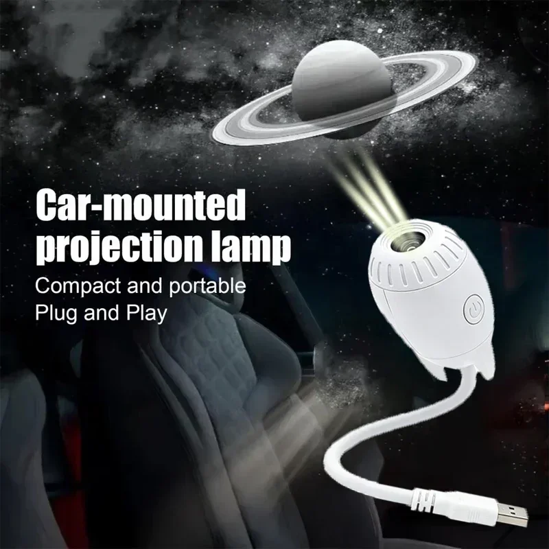 New High Definition Focusing Starry Sky Top Projection Night Light Bedroom Eye Protection Bedside Lamp USB Car Atmosphere Light