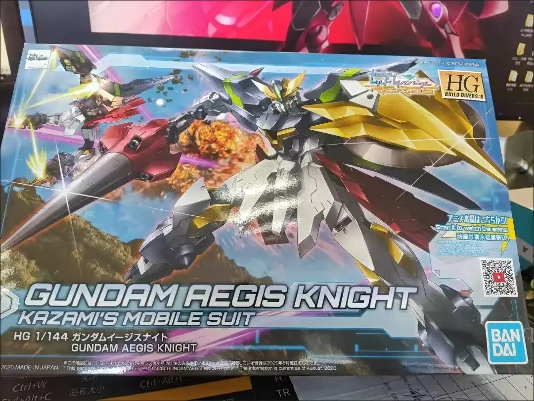 En Stock BANDAI Original Build DIvers Re:RISE 2a temporada GAT-X303K Gundam Aegis Knight HGBD:R 1/144 juguetes de modelos ensamblados regalos