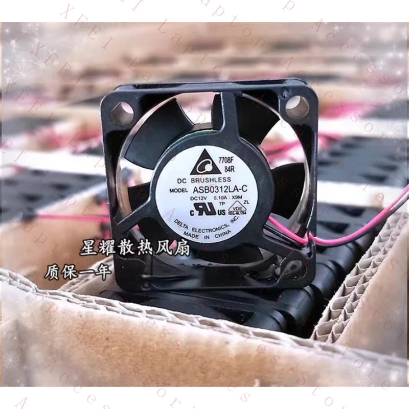 

C ASB0312LA-C 3010 3CM DC12V 0.1A 2-Wire Cooling Fan
