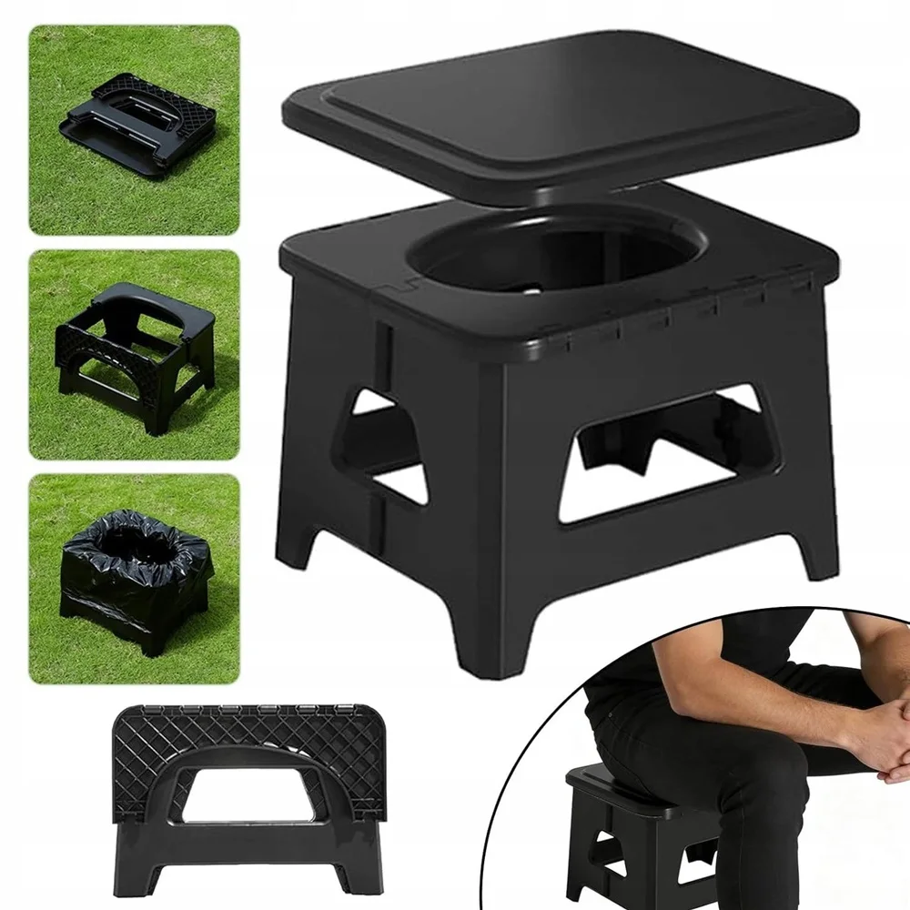 Outdoor Erwachsene Tragbare Camping-Gadgets Campingzubehör Mobile Toilette Ausrüstung Neuheit Zubehör Wandern Sport Unterhaltung