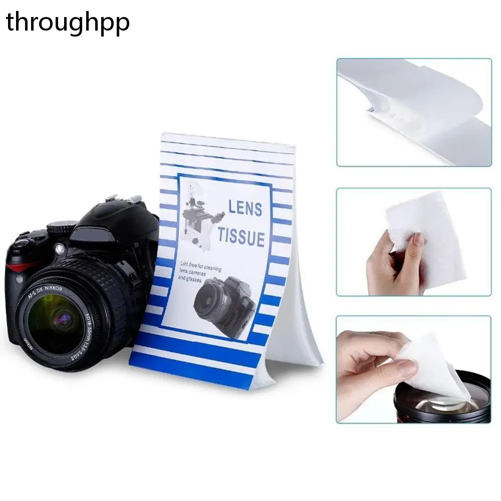 50 PCS Screen Camera Lens Cleaning Paper 10*15cm Brand New Lens Cleaning Paper Camera Cleaning Kit