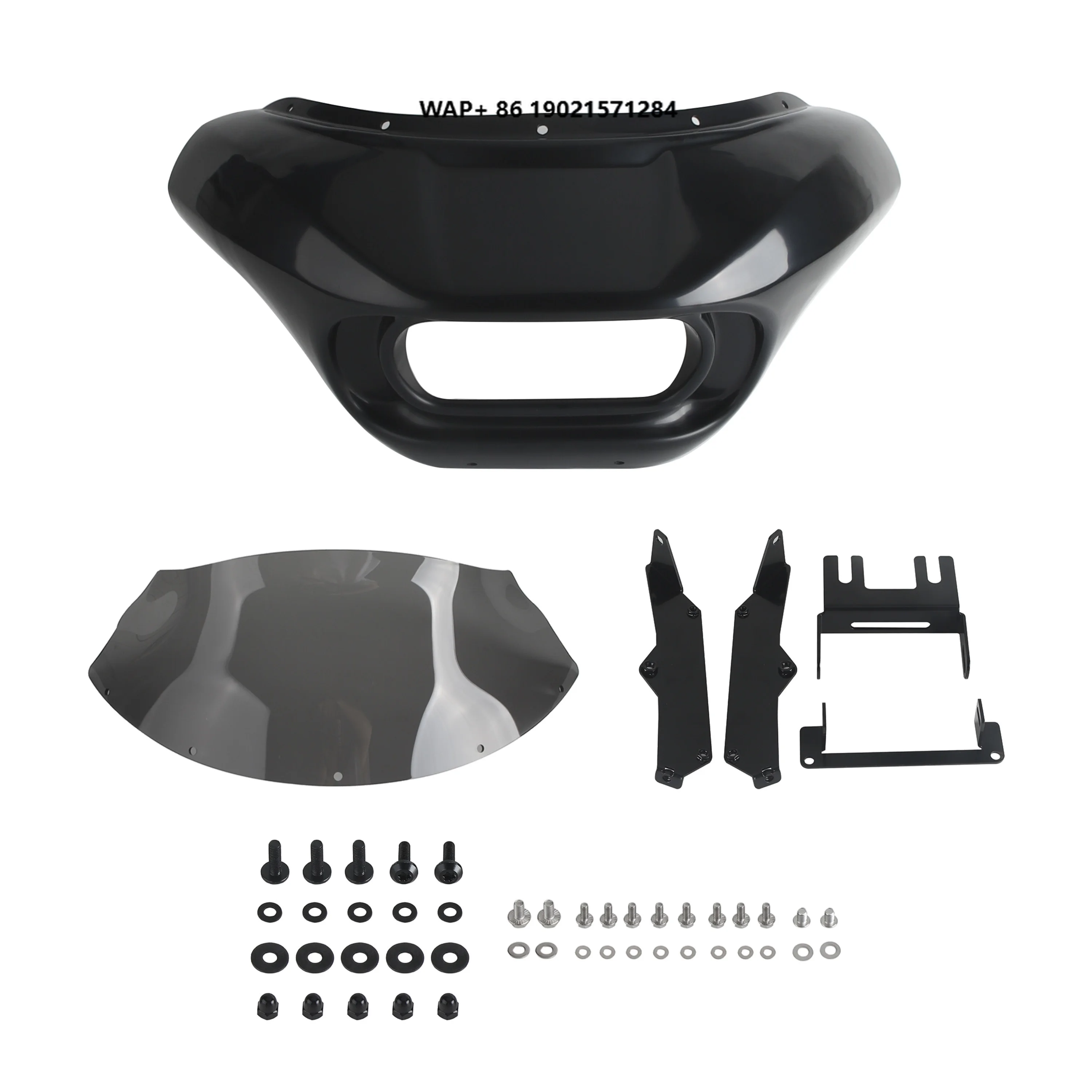 Motorcycle Fairing  Frame  Accessories ABS Plastic Motorbike Bodywork Windshield Clear Fairing Headlamp Fit for Harley Model