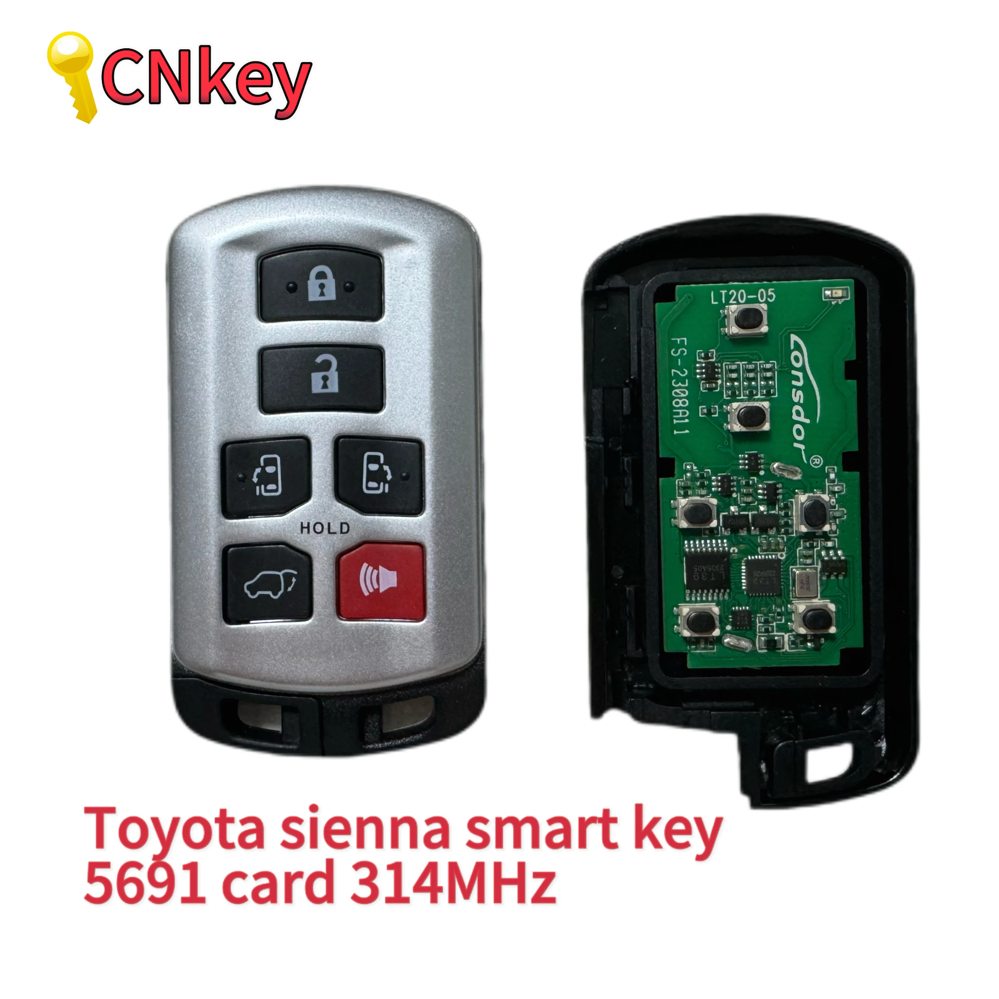 Toyota Sienna Smart key 5691 card 314MHz