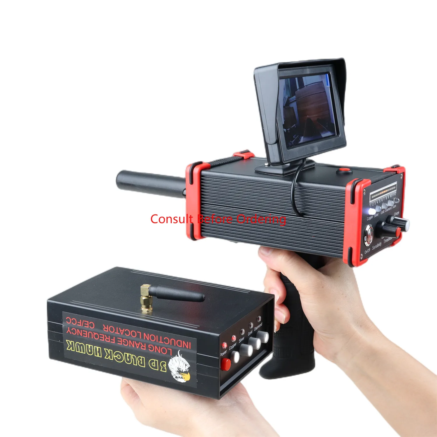 Black Hawk Remote Underground Metal Detector Hot Selling Ultra Long Distance Range for Gold And Silver Detection