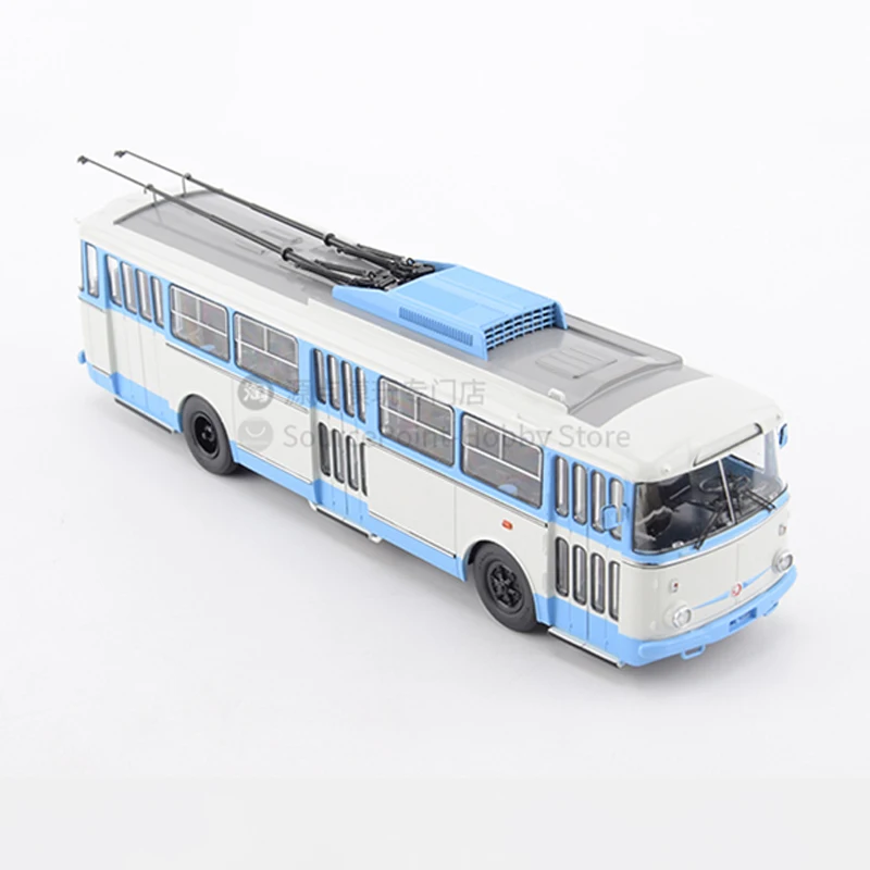 1:43 Scale Diecast Alloy Czechoslovakia SKODA 9TR Urban Passenger Transport Toys Cars Model SSM4074 Classics Adult Gift Souvenir