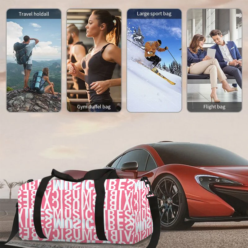 حقيبة أمتعة ذات سعة كبيرة باللون الوردي بتصميم حروف إنجليزية للأولاد والبنات، أفضل الهدايا، حقيبة سفر كرتونية ثلاثية الأبعاد للأطفال