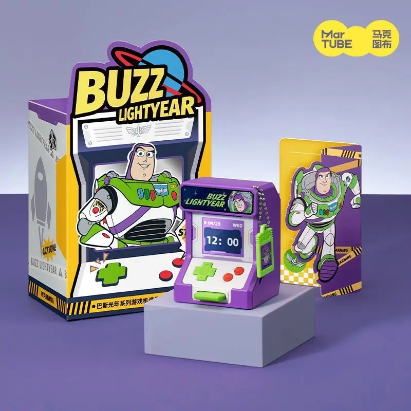 

Martube Buzz Lightyear Game Console Speaker Toy Birthday Gift For Boy Toys Story Buzz Lightyear Clock Decor Ornaments Toys Gifts