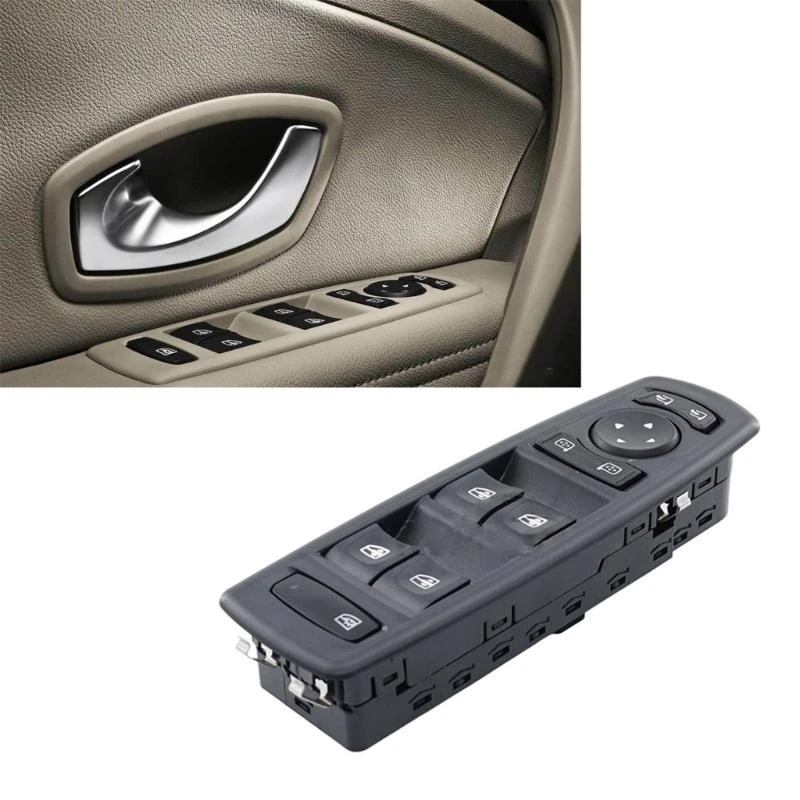 سهولة تثبيت مفتاح نافذة الإطار الكهربائي مفتاح منظم نافذة ABS للسيارات x37f #3