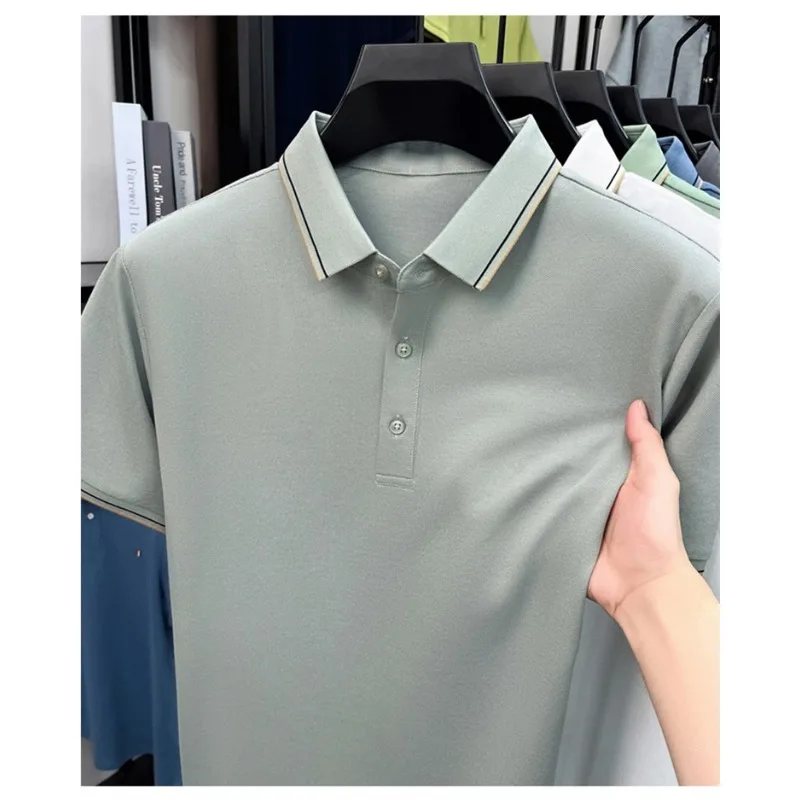 T Shirt For Man Classic Cotton Short Sleeve Tee Mens Casual Wear Breathable Lightweight Daily Basic Top Comfort Fit