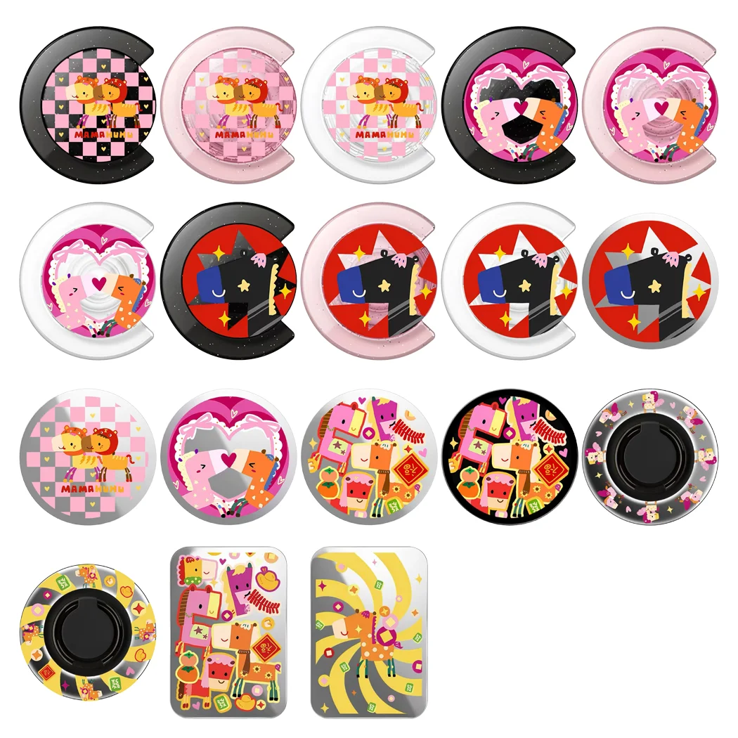 6011511 Magnetic Phone Grip Stand for IPhone Holder Mount Support for Galaxy S Card Holder